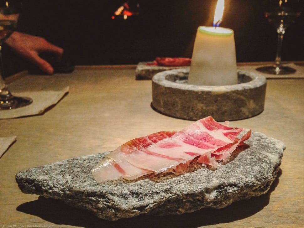 Ham, air dried in the guest room