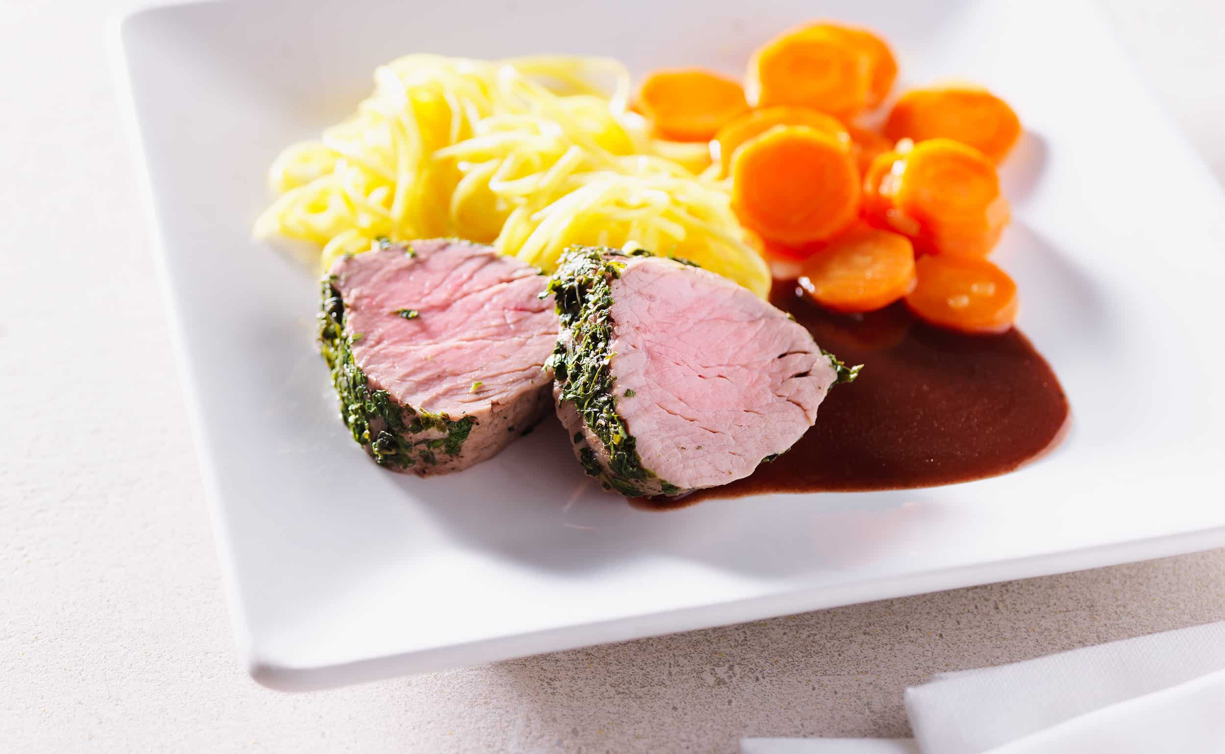 Kalbsfilet im Kräutermantel - Kochfreunde.com