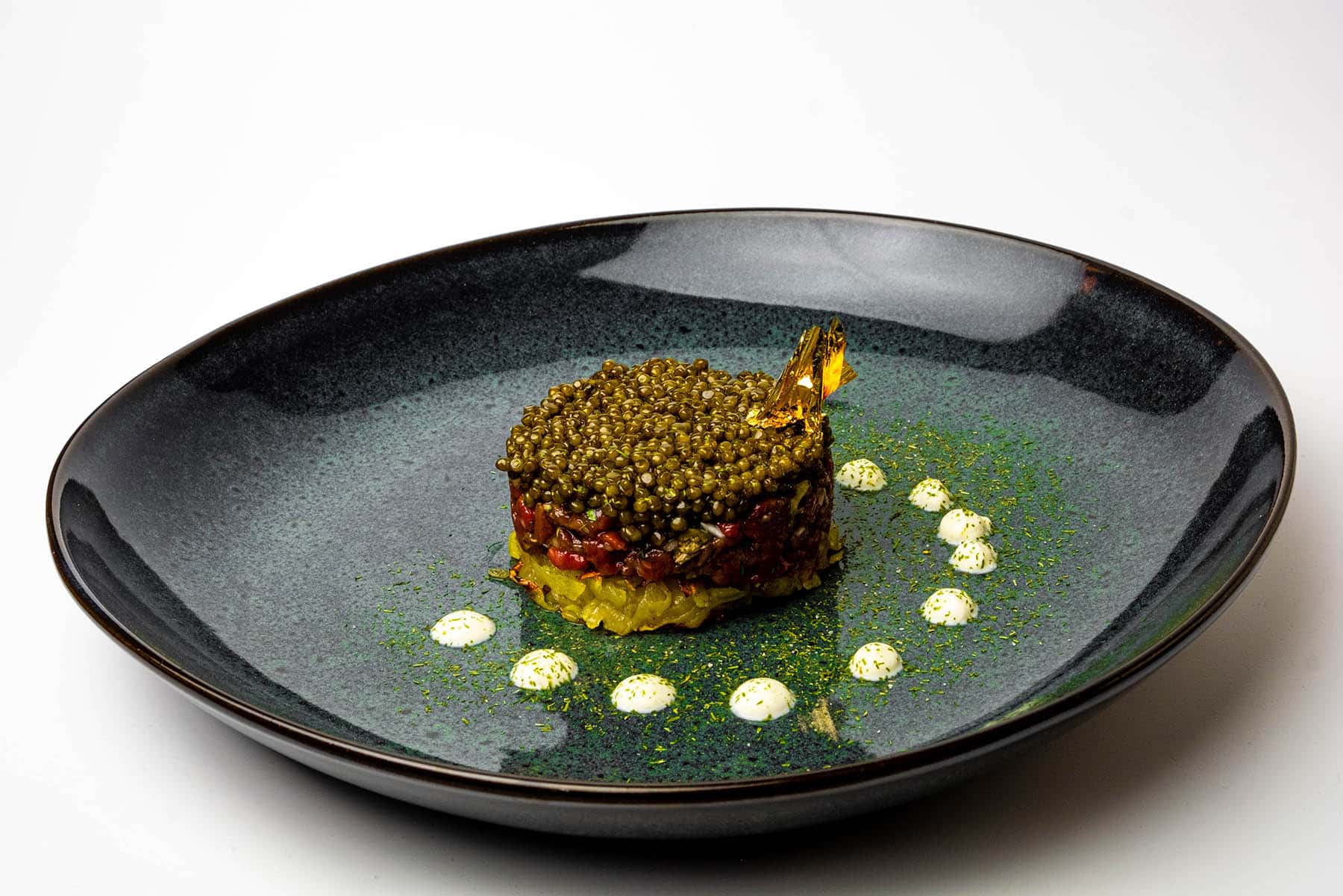 Rinderfilet Torte mit Imperial Auslese Kaviar - Kochfreunde.com